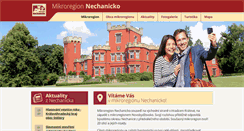 Desktop Screenshot of nechanicko.cz